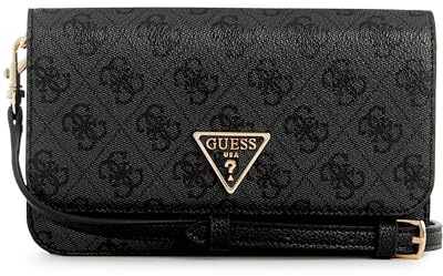 GUESS Women Noelle Crossbody Flap Organizer Bag, Kohlelogo