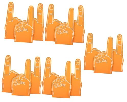 Gadpiparty 15stücke Schaumfinger Für Sportveranstaltungen Cheerleading Hand Requisiten Lustige Fanartikel Für Fußball Und Basketballspiele Leicht Und Komfortabel