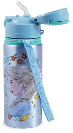 Disney Kids Licensing - Aluminiumflasche mit Griff, 600 ml FROZEN