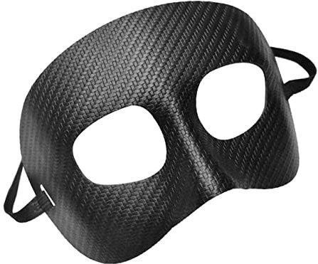 Basketball Football Face Mask Shield Nose Protector Half Face Mask - Black