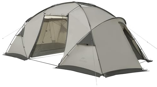 Naturehike Tienda de Campaña 4-6 Personas Tienda de Campaña Ultraligera 3-4 Estaciones Tienda de Cúpula a Prueba de Viento Impermeable para Outdoor, Trekking, Backpacking