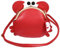 DEARMAMY Krabben-Handtasche Krebse Und Muscheln Umhängetasche Neuartige Geldbörse In Tierform Abnehmbare Umhängetasche Messenger-Tasche Für Frauen Und Mädchen Rot
