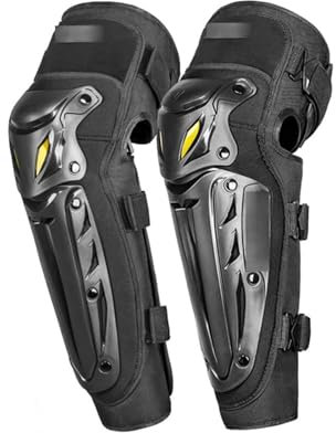 Yoeoefuo Kniekissen Kniepolster Herren Winter Motorrad Knieschützer Nonslip Knie Cap Pads Protektor Winddicht Warm Anti-Fall Schutzausrüstung Knieschoner Protektoren Set Für Erwachsene