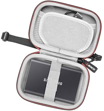 RLSOCO Funda para Samsung T7 Shield/T7/T9/T7 Touch/T5 SSD Portátil,Disco Duro Externo - 4TB/2TB/1TB/500 GB