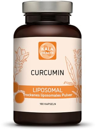 Kala Health Liposomal Kurkuma Kapseln für eine optimale Curcumin-Aufnahme- hochdosiertes Curcumin (Kurkumin) (180)