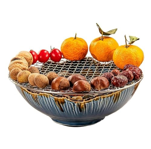 Estufa portátil para barbacoa Estufa casera for preparar té y café, estufa for parrilla for barbacoa, estufa eléctrica de cerámica de estilo chino con malla for parrilla for uso doméstico, juego de es