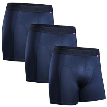 DANISH ENDURANCE Sportkalsonger för män, Med vanliga 3 Pack, Blå, XXL