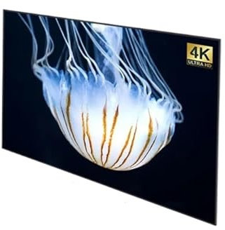 CQJJXKYC Motor-Leinwand 60~300 Zoll einfacher Leinwand-Stoff-Projektionsvorhang, faltbar, 16:9/4:3, für LED-DLP-Projektor Heimkino(180 inch)