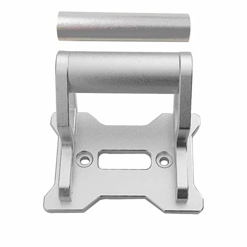 Support De Navigation GPS pour Moto pour CFMOTO 450MT 450 MT 2024-2025, Support D'extension pour Smartphone Systèmes de Fixation(Argent2,12+22mm)