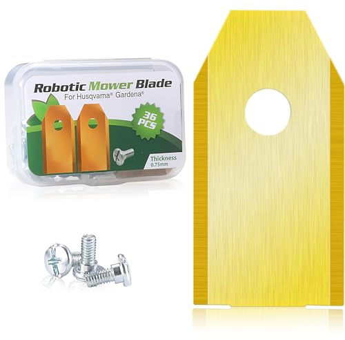 O OLAX Lot de 36 Lame Robot Tondeuse, Lame Tondeuse Gazon avec TOUS Navimow Série i105E, i110E, H1500E, H3000E, X315E, X330E, Lames de Rechange Universelles