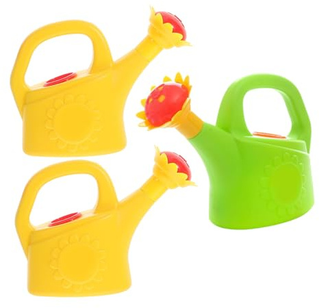 LABRIMP 3 Piezas Juguete Regadera Infantil Regadera de Plástico para Baño y Jardín Juguete Educativo para Resistente y Multifuncional para Interior y Exterior