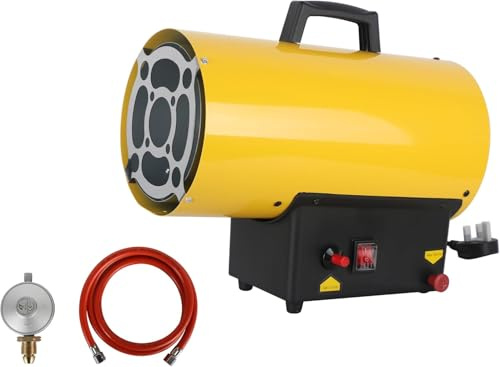 INGRIKT 30KW 102,300 BTU/hr LPG Gas Space Heater, Portable Propane Hot Air Blower with Adjustable Heat Output, 4-in-1 Safety Protection for Workshops, Warehouses & Garages, 2.1kg/h Fuel Consumption