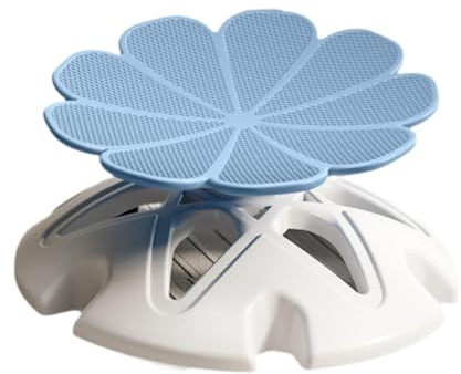 LOVIVER Chaise pivotante sensorielle pour enfants, favorisant le développement de la motricité, portable, stable et antidérapante. Siège pivotant idéal pour, Bleu