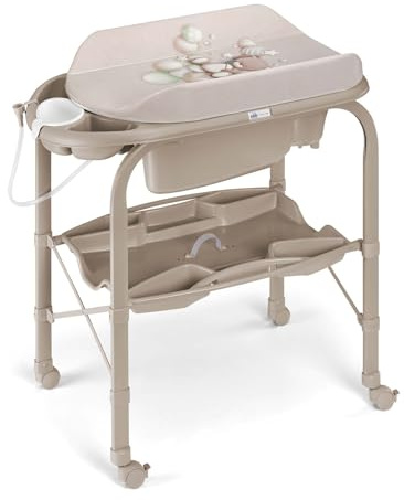 Baby Bade-Wickelkombination Cambio | Mehr Farben verfügbar (Grau/Beige)