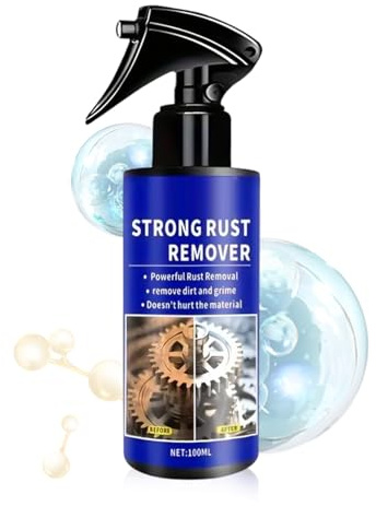 Spray Quitaóxido para Metal | 100ml Disolvente Limpiador para Vehículos | Spray Desoxidante para Hierro - para Vehículos Domésticos Sedanes Caravanas Camiones Monovolúmenes Pickups Motos
