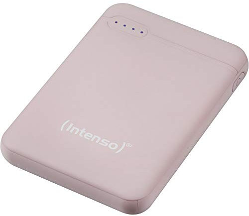 Cargador Portatil Intenso Power Bank XS5000, Batería Externa (5000mAh, para Smartphones, Tabletas y más), Rosé