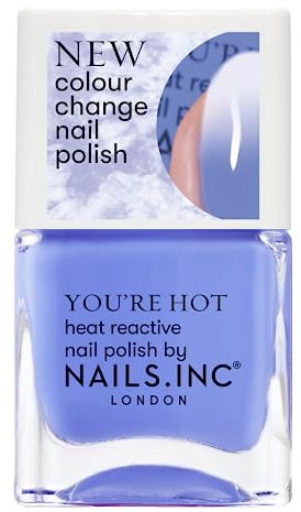 Nails Inc, Degree in Hot Thermochromic Polish, blue, 14 millilitre