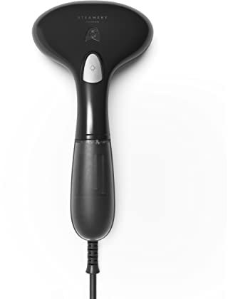 Steamery Dampfglätter Cirrus 1, 1500W, Dampfleistung 16-20g/min, faltenfreie Ergebnisse, Aufheizen in 25 Sekunden, tragbar und reisefreundlich, kompaktes Design, Schwarz