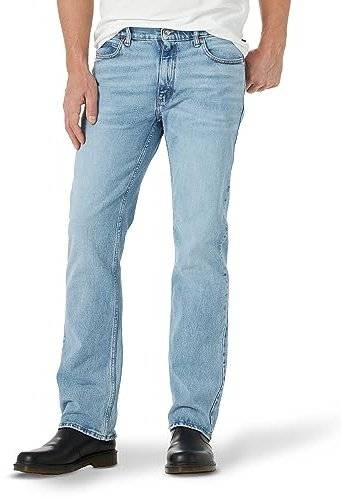 Lee Herr Legendary Regular Fit Bootcut Jean, Föreningen bleknar, 38W / 32L