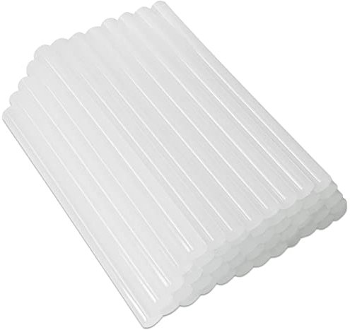 FZGUSYAF 50 Stücke Heißkleber Sticks 7x100mm Transparent Klebstoff für 7mm Heißklebepistole