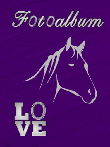 Fotoalbum Pferde Ponys Pferdealbum Alpaka Esel Photo Album Reiten Pferdefreunde Reitturnier Geschenkidee Malbuch Stammbaumbuch Fototagebuch Andenken ... Züchter Fohlen Haflinger Isländer Violet 01