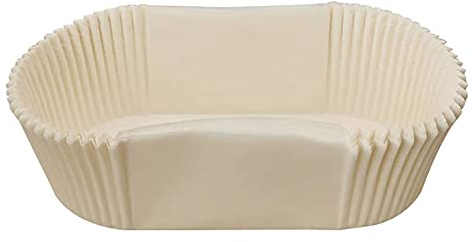 Wresetly 80 Stück fettdichte Kastenform-Einlagen, gerade , Backpapier, antihaftbeschichtet, Kuchenformen, Kuchenform