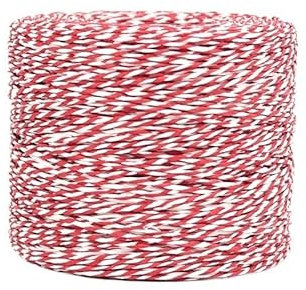 Hilo de paja de papel de 160 g for tejer sombreros Cuerda de papel de rafia(Red white)