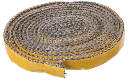 AUTSUPPL Dichtband Hitzeschutz Für Holzofentüren Glasfaserband Hitzebeständig Dichtung Für Kamine Holzöfen