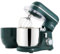 Kitchen in the box küchenmaschine, Zwei 3,5L Schüsseln, kleiner Knetmaschine, 10-Geschwindigkeits tragbarer, leichter Teigmaschine, mattes Rührmaschine mit Knethaken,Rührbesen&Schneebesen (Dunkelgrün)