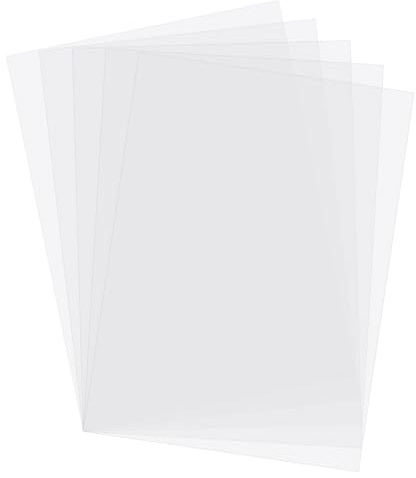 Nynkyon 50 Sheets Tracing Paper, Tracing Paper A4 Size with High Transparency, White Trace Paper for Sewing Patterns, Tracing, Design, Graphic, Scrapbooking (Transparent)