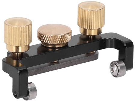 Chisel Sharpening Jig, Wood Chisel Fixed Angle Sharpener, Manual Blade Sharpener, Aluminum Alloy, Bearing Roller, Fixed Angle, for Woodworking Chisel Planer