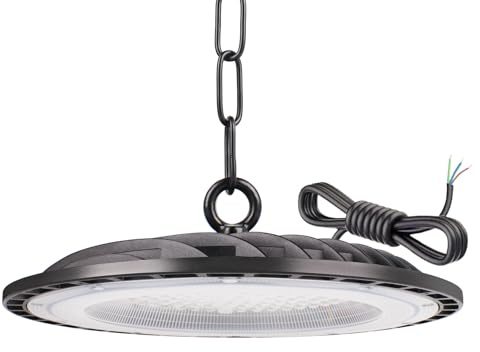 Tayire 100W UFO Proiettore LED Industriale, High Bay Illuminazione da officina 10000LM Lampada Industriale LED Lampadario Interno, Sala Proiettore Lampada per Magazzino Garage Fabbrica Workshop
