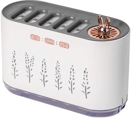 Humidificadores para dormitorio, humidificador de bebé LED, humidificador de luz LED, purificador de aire RGB, cambio de color, difusor de aceite, cuarto de bebé, aire de coche, dormitorio Purif