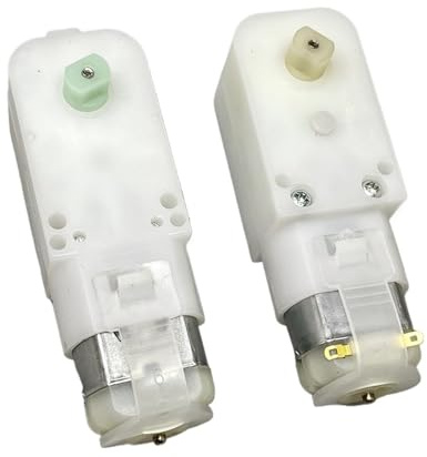 LTRAJUYNH 1PCS DC 1.5V-3.7V 1:220 Carbon brush 130 Dual axis Gear electronic starter Slow speed 32RPM Robot Intelligent Vehicle Speed Reducer TT electronic starter