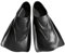 ENEN Pinne Corte Nuoto Piscina Regolabili Taglia 36-44, Pinne Snorkeling in Silicone Morbide per Allenamento Unisex per Bambini e Adulti Uomini Donne per Nuoto Snorkeling (XSY-Nero,M(39-41))