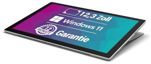 Microsoft Surface Pro 7 – 12,3 (31,24 cm) Tablet PC | Intel Core i5-1035G4 | 8GB RAM | 256GB SSD | WLAN | Platinum | Windows 11 (Generalüberholt)