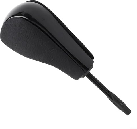 Pomo de palanca de cambios automático para BMW E81 E82 E87 E90 E91 E92 E36 E38 E39 E46 diseño ergonómico y elegante (58 mm, negro)