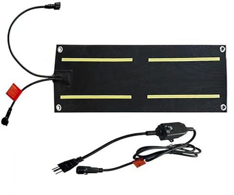 XHHBS Esteras calentadas for derretir Nieve for entradas, Calentador de Techo y Valle, prevención de presas de Hielo, esteras calentadas for Exteriores(24x36in/61x91.44cm)