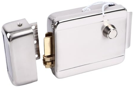 Serratura elettronica elettrica, serratura elettrica del cancello con chiusura per porta per di sicurezza di controllo accessi citofono campanello per la casa 12v