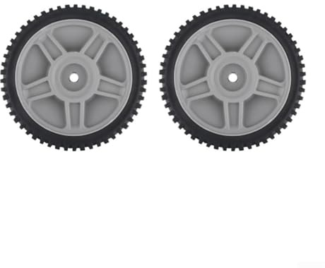 Ruedas delanteras para cortacésped de 8 pulgadas, repuesto para piezas de cortacésped Craftsman, actualización de neumáticos delanteros de tractor de jardín, conjunto de rueda de cortacésped de