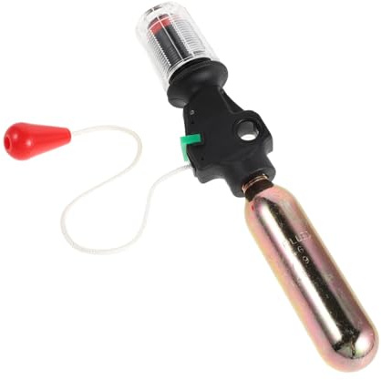 TOYANDONA Dispositivo Automatico per Gonfiaggio Giubbotto di Salvataggio Nero Completo con Valvola Automatica per Sicurezza e Affidabilità in Attività all Aperto