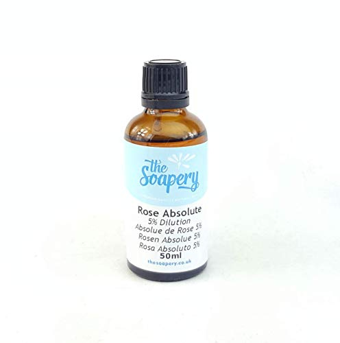 Olio Essenziale Assoluto Rosa 50ml 5% Diluizione - 100% Naturale
