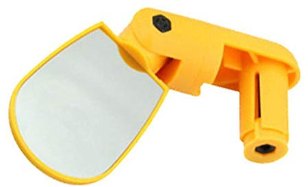 rückspiegel Fahrrad Spiegel Bike Spiegel rückansicht Lenker Bike Spiegel Handgelenk Tvs Sport Fahrrad Spiegel Zyklus Spiegel für Bikes Yellow,1