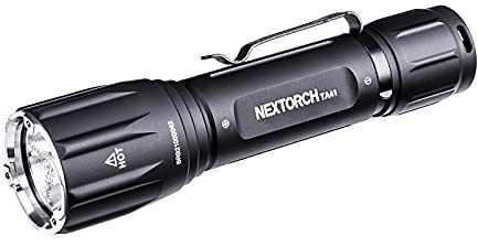 NEXTORCH TA41set Taktische LED-Taschenlampe mit Halterung und Kabelschalter im Spar-Set. Inklusive Akku!