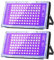 Glostars 100W LED UV Schwarzlicht Strahler, Schwarzlichtlampe, IP66 Wasserdicht, 395-400nm UV Partylicht mit Schalter für Bar, Partyzubehör, Schwarzlicht Deko, Bühnenbeleuchtung (2 Packung