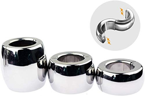 Extrem Schwer Hodenring Edelstahl Hodenstrecker Segmentring Nahtlose Penisring Cockring Magnetische Hahnringe Für Männer Mit Schraubenschlüssel Und Schraube, Penisringe (Size : 60mm)