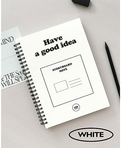 Storyboard Idea Spiral Notebook (White)