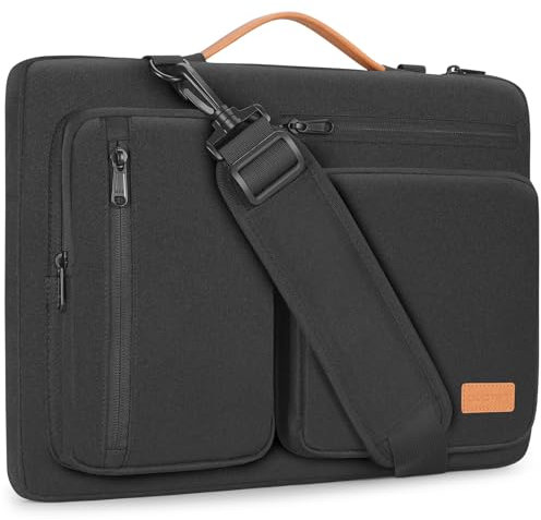 CIVOTEN Laptop Bag Case 17 Inch Computer Shoulder Sleeve for 17.3 Lenovo Legion 5/5i /IdeaPad L340 /HP Gaming Pavilion 17/Dell G7 17/ENVY Laptop 17/LG gram 17/17.3 MSI 17/Acer/Asus,Black