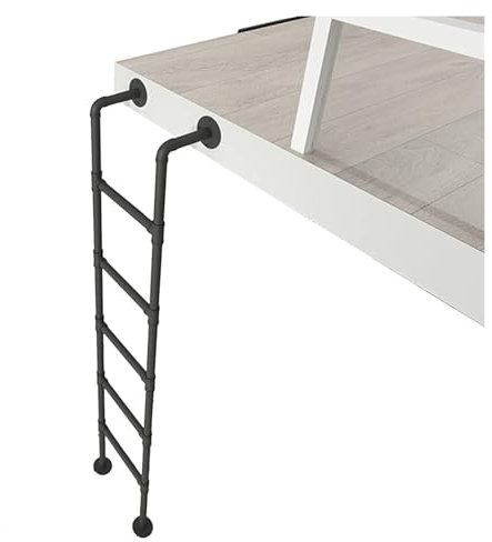 Etagenbettleiter aus Metall, Ersatz für Wohnmobile und Hochbetten, 165,1 cm, Leiter mit Stufen und Treppen
