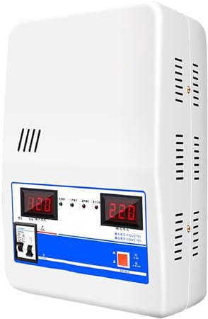 Generico Stabilizzatore di Tensione monofase Domestico ad Alta precisione da 220 V, stabilizzatore di Tensione di Potenza Completamente Automatico 6800/15000 W(15000W)